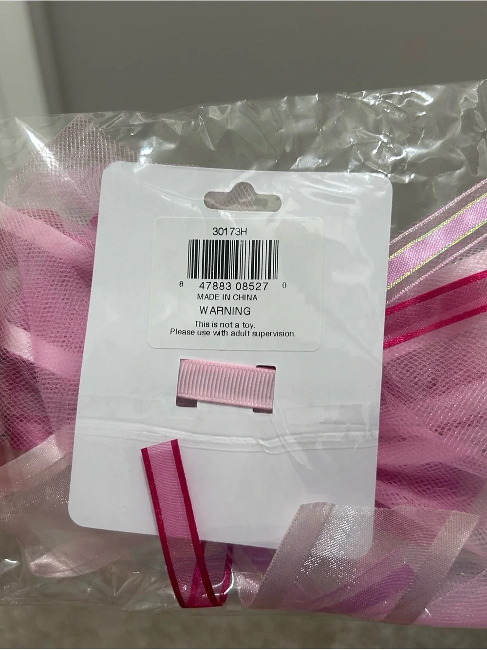 Girls Pink Flower Bow Headband - Unbranded